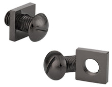 Load image into Gallery viewer, Screw and Nut Bolt Gunmetal Cufflinks

