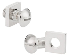 Load image into Gallery viewer, Screw and Nut Bolt Silvertone Cufflinks
