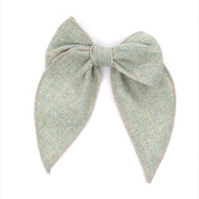 Load image into Gallery viewer, Sea Foam Green Darling Hair Bow
