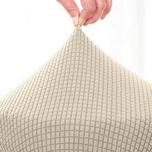 Load image into Gallery viewer, Seat Chair Slipcover Thickened Round Chair Cover Bar Stool Cover Elastic Stretchable Polyester Round Washable Stool Cushion Home Jacquard Bar Stool Covers Stretch Round Chair Seat Cover Chair Seat Slipcovers
