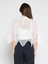 Load image into Gallery viewer, See-Through Round Lace Top
