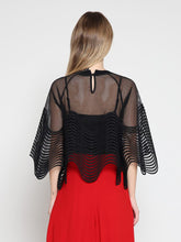 Load image into Gallery viewer, See-Through Round Lace Top
