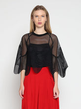 Load image into Gallery viewer, See-Through Round Lace Top
