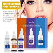 Load image into Gallery viewer, Sefralls Facial Serum Set Wholesale Hyaluronic Acid Retinol Vitamin C Moisturizing Nourishing Skin Care Face Serums
