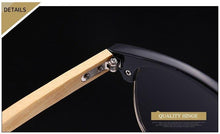 Load image into Gallery viewer, Semi Rimless Frame Driving Sunglasses Men Black Business Design Sun Glasses Stylish Cool Polarized Sunglasses For Men  Retro Frame New Driving Sunglasses Outdoor Round Shaped Elegant Shades  Comfortable Eyewear
