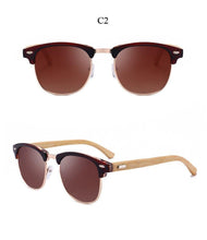 Load image into Gallery viewer, Semi Rimless Frame Driving Sunglasses Men Black Business Design Sun Glasses Stylish Cool Polarized Sunglasses For Men  Retro Frame New Driving Sunglasses Outdoor Round Shaped Elegant Shades  Comfortable Eyewear

