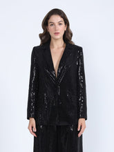 Load image into Gallery viewer, Sequin Embellished Blazer
