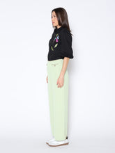 Load image into Gallery viewer, Sequin Embroidery Flower Detail Puff Sleeve Shirt

