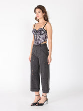 Load image into Gallery viewer, Sequin Work Strap Bustier
