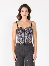 Load image into Gallery viewer, Sequin Work Strap Bustier
