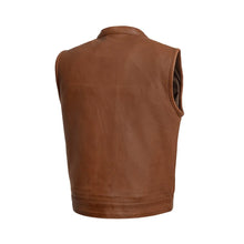 Load image into Gallery viewer, Sharp Shooter Men's Motorcycle Leather Vest
