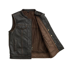 Load image into Gallery viewer, Sharp Shooter Men's Motorcycle Leather Vest
