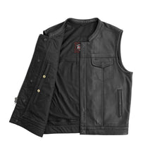 Load image into Gallery viewer, Sharp Shooter Men's Motorcycle Leather Vest
