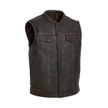 Load image into Gallery viewer, Sharp Shooter Men's Motorcycle Leather Vest
