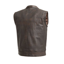 Load image into Gallery viewer, Sharp Shooter Men's Motorcycle Leather Vest
