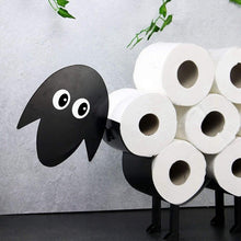 Load image into Gallery viewer, Sheep Decorative Toilet Paper Holder Bathroom Hardware Tissue Storage Toilet Roll Holder Bathroom Accessories Iron Paper Storage Sheep Toilet Paper Roll Holder  Metal Wall Mounted  Free Standing Bathroom Tissue Storage
