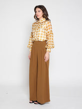 Load image into Gallery viewer, Sheer Polka Dot Pattern Top W/Front Patch Pockets
