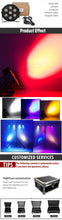 Load image into Gallery viewer, SHEHDS HOT LED Flat Par 7X18W/7X12W RGBWA+UV/RGBW Light Family Birthday Party Theater Wedding Christmas Lights
