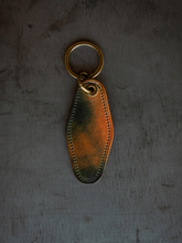 Load image into Gallery viewer, Motel Key Ring - Marbled Black Shell Cordovan

