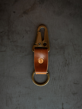 Load image into Gallery viewer, Key Clip - Bourbon Shell Cordovan

