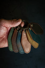 Load image into Gallery viewer, Motel Key Ring - Armagnac Hatchgrain Shell Cordovan
