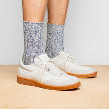 Load image into Gallery viewer, 65-400-WHT SHIZZO Signature Leather Sneakers, White
