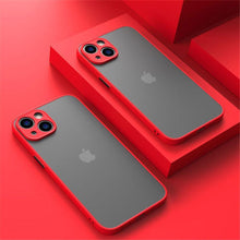 Load image into Gallery viewer, Shockproof Armor Case For iPhone 14 13 12 11Pro Max XR XS X Black Men Luxury Silicone Bumper Clear Hard Cover Silicone Armor Bumper Clear Hard Cover

