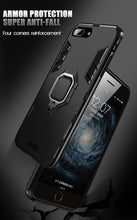 Load image into Gallery viewer, Shockproof Armor Case For iPhone XR iPhone X Xs Xs Max Stand Holder Ring Phone Cover for iPhone 6 6S 6PLUS 7 8 plus  Slim Durable Soft Anti-Scratch 360 Degree Rotating Ring Holder Kickstand Protective With Magnetic Case
