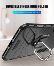 Load image into Gallery viewer, Shockproof Armor Case For iPhone XR iPhone X Xs Xs Max Stand Holder Ring Phone Cover for iPhone 6 6S 6PLUS 7 8 plus  Slim Durable Soft Anti-Scratch 360 Degree Rotating Ring Holder Kickstand Protective With Magnetic Case
