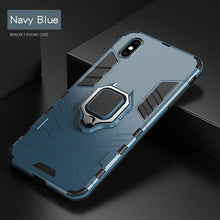 Load image into Gallery viewer, Shockproof Armor Case For iPhone XR iPhone X Xs Xs Max Stand Holder Ring Phone Cover for iPhone 6 6S 6PLUS 7 8 plus  Slim Durable Soft Anti-Scratch 360 Degree Rotating Ring Holder Kickstand Protective With Magnetic Case
