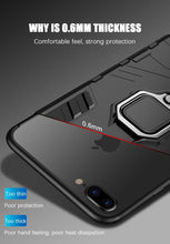 Load image into Gallery viewer, Shockproof Armor Case For iPhone XR iPhone X Xs Xs Max Stand Holder Ring Phone Cover for iPhone 6 6S 6PLUS 7 8 plus  Slim Durable Soft Anti-Scratch 360 Degree Rotating Ring Holder Kickstand Protective With Magnetic Case
