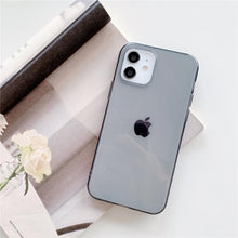 Load image into Gallery viewer, Shockproof Bumper Cover Anti-Scratch Protective Slim Thin Phone Case for iPhone Candy Color Transparent Silicone Phone Case For iPhone 14 12 13 Mini 14 Pro Max Clear Soft Cover
