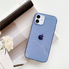 Load image into Gallery viewer, Shockproof Bumper Cover Anti-Scratch Protective Slim Thin Phone Case for iPhone Candy Color Transparent Silicone Phone Case For iPhone 14 12 13 Mini 14 Pro Max Clear Soft Cover
