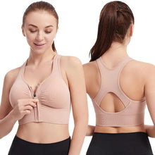 Load image into Gallery viewer, Shockproof Push Up Plus Size Running Yoga Fitness Sports Bra
