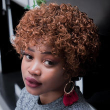 Load image into Gallery viewer, Short Curly Human Hair Wigs Pixie Cut Wigs Lace Front Wigs for Women Remy Hair Wig for Women Pre Plucked with Baby Hair Wigs For Black Women Gifts for Girlfriends
