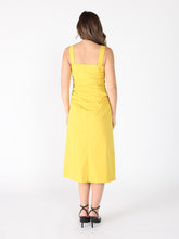 Load image into Gallery viewer, Side Gathered Front Slit Strape Dress
