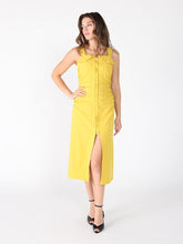 Load image into Gallery viewer, Side Gathered Front Slit Strape Dress

