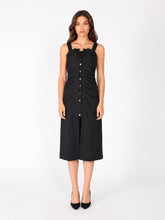 Load image into Gallery viewer, Side Gathered Front Slit Strape Dress
