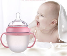 Load image into Gallery viewer, Silicone Baby Bottle with Wide Neck and Anti-Colic Design - BAGE21810014
