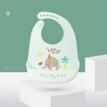 Load image into Gallery viewer, Silicone Bibs For Kids Newborn Baby Feeding Tableware Waterproof  Baby Bibs For Toddler Bib For Kids
