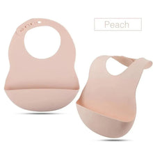 Load image into Gallery viewer, Silicone Bibs For Kids Newborn Baby Feeding Tableware Waterproof  Baby Bibs For Toddler Bib For Kids
