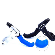 Load image into Gallery viewer, Silicone Bike Bicycle Grips Sponge Handlebar Soft Ultralight Grips Brake Grips Silicone Glove Handle Soft Sponge Non-Slip Bicycle Handle With End Holding Shock Resistance Absorbent Comfortable Design
