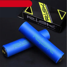 Load image into Gallery viewer, Silicone Bike Bicycle Grips Sponge Handlebar Soft Ultralight Grips Brake Grips Silicone Glove Handle Soft Sponge Non-Slip Bicycle Handle With End Holding Shock Resistance Absorbent Comfortable Design
