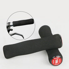 Load image into Gallery viewer, Silicone Bike Bicycle Grips Sponge Handlebar Soft Ultralight Grips Brake Grips Silicone Glove Handle Soft Sponge Non-Slip Bicycle Handle With End Holding Shock Resistance Absorbent Comfortable Design
