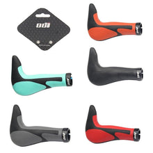 Load image into Gallery viewer, Silicone Bike Grips Soft Mountain Bike Grips Handlebar Aluminum Alloy Lock Ring Bike Handle Grips Bicycle Ergonomic Handle Bar End Grips Comfort Soft Lightweight Handle Bar Grips Lock On For Mountain Bike Cycling
