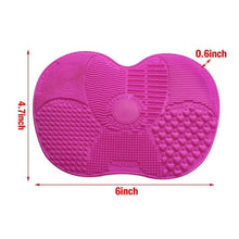 Load image into Gallery viewer, Silicone Makeup Brush Cleaning Pad -  Portable Makeup Cleaning Washing Tool Scrubber
