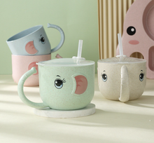 Load image into Gallery viewer, Silicone Straw Baby Feeding Bottle and Kid's Mug - # BAGE21610003
