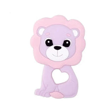 Load image into Gallery viewer, Silicone Teether Rodent Cartoon Animals 1pc Food Grade Silicone Pandents,  Teething Toys For Teeth Tiny Rod Baby Teethers Gift
