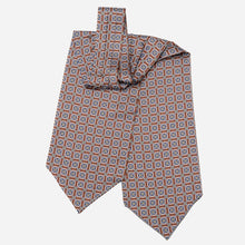Load image into Gallery viewer, Barberini - Silk Ascot Cravat Tie - Chocolate
