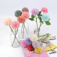Load image into Gallery viewer, Silk Flower Arrangements Bunch Artificial Flower Bouquet Ball Fake Flowers Home Widding Decoration Valentines Day Gifts

